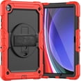thumbnail image 1 of Funda para Samsung Galaxy Tab A9 Plus 11'' 2023 (SM-X210/X216/X218), Funda Protectora Resistente a Golpes con Protector de Pantalla, Soporte Giratorio de 360°, Correa para Mano/Hombro y Soporte para, 1 of 9