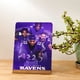 thumbnail image 5 of Marco de fotos de metal personalizado del equipo de fútbol de los Ravens, adornos decorativos para pintar sobre escritorio, adornos para fotos junto a la cama (base de bambú gratis), 5 of 7