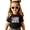 Black Shirt, variant on Trendy Kindergarten Shirt for Girls Retro Vintage Outfit for First Day of School Natural Shirt 5-6