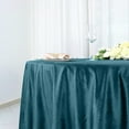 thumbnail image 5 of Balsa Circle 120" Teal Round Premium Velvet Tablecloth Event Catering Linens Banquet, 5 of 8