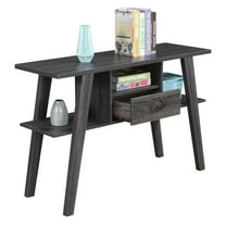 Newport Mike W  Console Table with Drawer, Weathered Gray