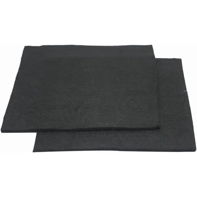 Gamvdout 2PCS Carbon Fiber Graphite Felt Welding Blanket High Temperature Torch Heat Sink Auto Carbon Felt for Contamination Adsorption Slag Fire Felt Thickness 8mm