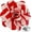 Red/White, variant on Men's Formal Striped Flower Lapel Pin: Flower Pin Suit Accessories Pins for Suit or Tuxedo