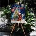 thumbnail image 4 of Merry Christmas and Happy New Year Santa Dachshund Holiday Xmas Winter 2025 Vertical Matte Canvas Poster Wiener Dog Lover Gifts Idea Wall Art Home Decor - 00024, 4 of 5