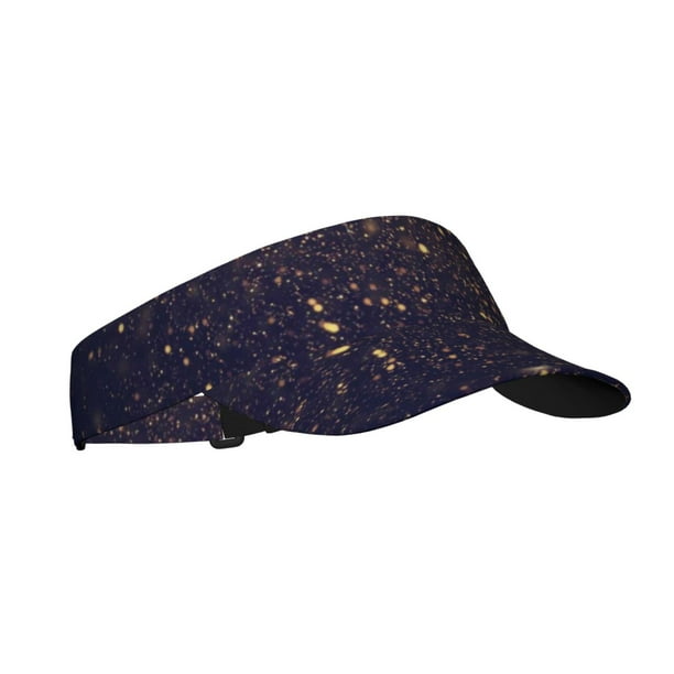 Balery Gold Black Glitter Gorra deportiva con visera ajustable para mujer y hombre (talla única)