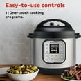 thumbnail image 6 of Pot Duo 7-in-1 Mini Electric Pressure Cooker, Slow Rice Cooker, Steamer, Sauté, Yogurt Maker, Warmer & Sterilizer, Includes Free App with over 1900 Recipes, Stainless Steel, 3 Quart, 6 of 8
