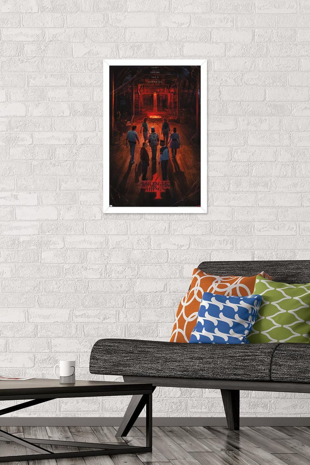 Netflix Stranger Things: Season 4 - Creel House Teaser One Sheet Wall Poster with Push Pins, 22.375" x 34"