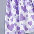 thumbnail image 6 of CUZIBR Kids Spring Dresses Knitted Round Neck Ruffles Sleeveless Patchwork Floral Embroidery Tutu Mesh Dress Cute Bow Casual Party Fashionable Cozy Summer Sundress Easter Dress,Purple,2-3 Years, 6 of 6