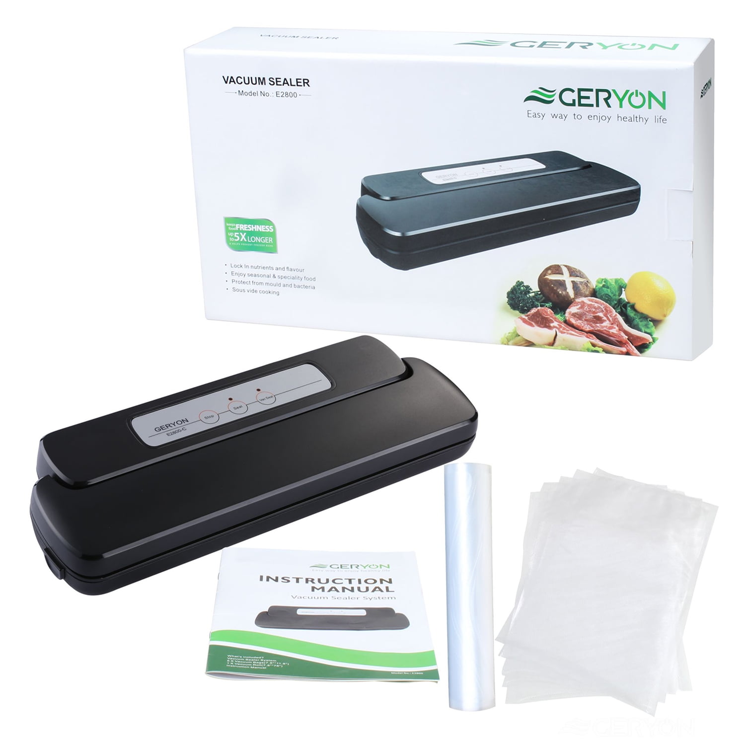 how to use geryon vacuum sealer
