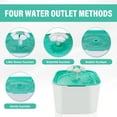 thumbnail image 3 of Cat Water Fountain, 2L/67oz Indoor Ultra Quiet Pet Water Dispenser, Pet Fountain Automatic Water Dispenser for Cats and Dogs, with Filter, 3 of 8