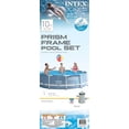 thumbnail image 5 of Intex 28701EH 10 ft. x 30 in. Prism Frame Pool Set, Blue, 5 of 5
