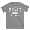 thumbnail image 1 of Troy Grove Illinois Classic Established Men's Cotton T-Shirt, 1 of 1