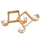 thumbnail image 1 of 2 piezas soporte de cortina con gancho doble, 1 of 3