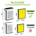 thumbnail image 2 of Vital 200S Pet Care Replacement Filter for LEVOIT Vital 200S and Vital 200S-P Air Purifier, H13 True HEPA and Activated Carbon Filter, Vital 200S-RF-PA, 2 Pack, Yellow, 2 of 7