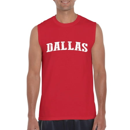 Mens Dallas Ultra Cotton Sleeveless T-Shirt