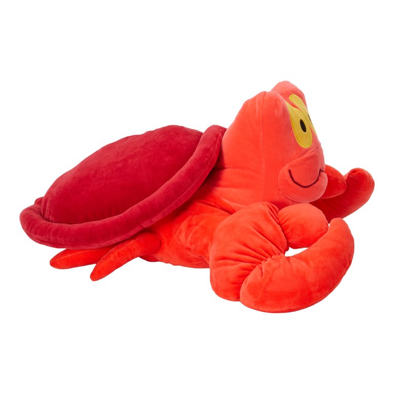 Disney Sebastian Kids Plush Bedding Cuddle and Decorative Pillow