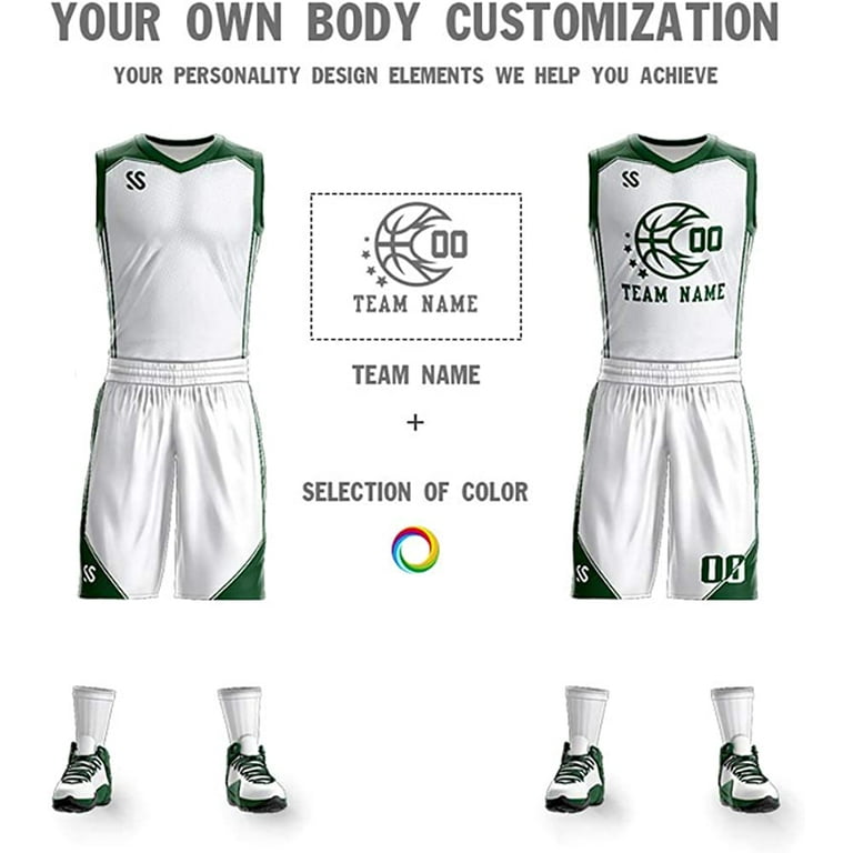 Custom Basketball Jersey - Unisex, Women's & Youth Size - Add Name & Number : Sports & Outdoors