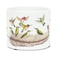 thumbnail image 1 of Abbott Collection AB-27-PL-WR-02-SM 4.5 in. Ceramic Hummingbirds Planter, White - Small, 1 of 3