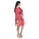 thumbnail image 2 of Vestido abstracto con cinto Roman Fashion Tallas Extras 3825 Rojo 40, 2 of 8