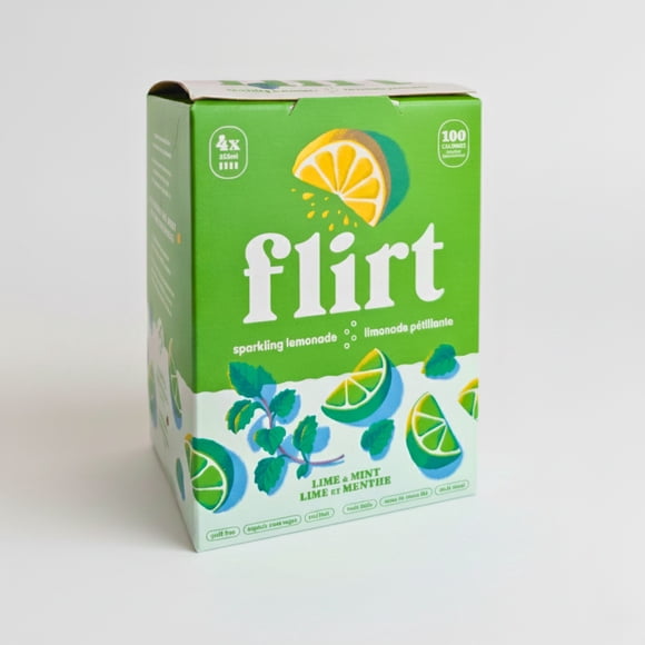 Lime & mint sparkling lemonade 4X355ML
