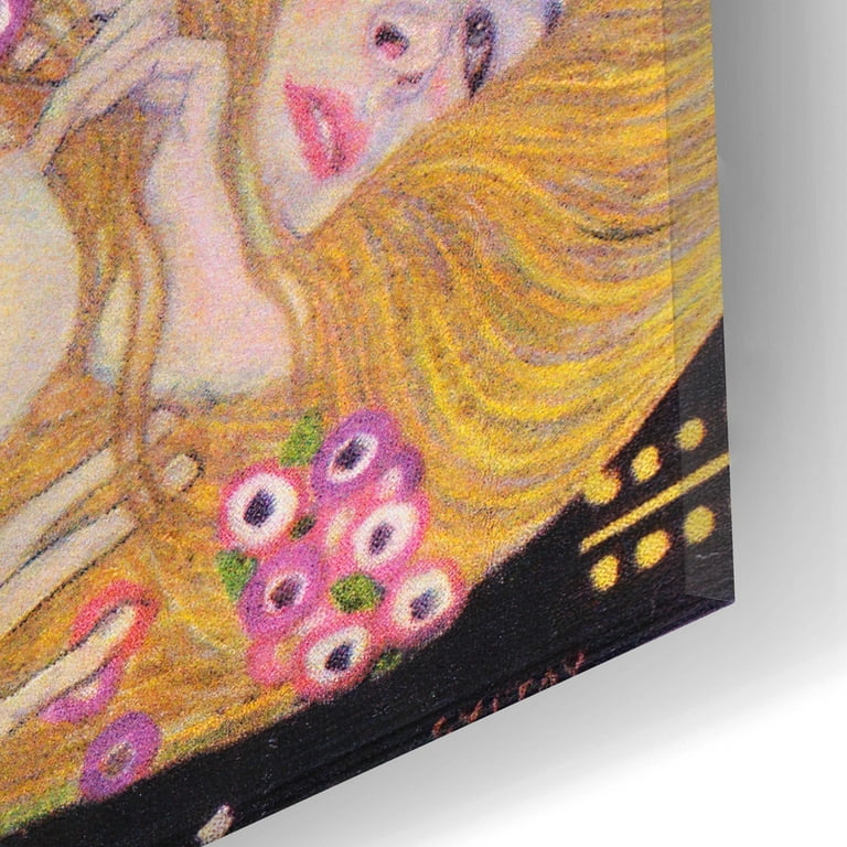 Zerbino 1art1 Con Disegno Gustav Klimt 'Serpenti D'Acqua II', 70x50 Cm, Superficie In Poliammide, Resistente E Lavabile In Lavatrice A 30°C, Retro Antiscivolo In PVC. Idea Regalo Originale.
