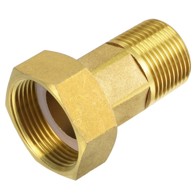 Unique Bargains G1-1/4 Femelle x G1 Mâle Filetage 71,5 mm Raccord de Tuyau en Laiton Raccord Hexagonal