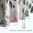 thumbnail image 6 of Pioneer Flower Floral Print Pattern Shower Curtain 36"x72" ,Bathroom Decorative Shower Curtains Set with 12 Hooks,Modern Waterproof Washable Shower Curtain, 6 of 6