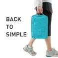 thumbnail image 4 of Foldable Travel Shoe Organizer Bag 11.8x8.3x4.5in - Portable Compression Storage for Gym Trips Space Saving Luggage Essential(Sky Blue), 4 of 9