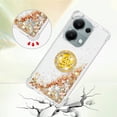 thumbnail image 3 of Funda para Xiaomi POCO M6 Pro 4G con Brillo Líquido Flotante, Purpurina, Parachoques y Anillo Giratorio Soporte, 3 of 5