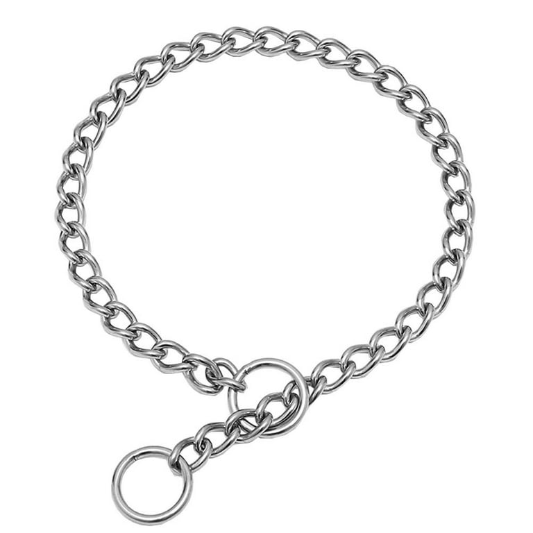 Choke chain top collar leash attachment