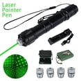 thumbnail image 1 of 500 Miles 532nm Green Laser Pointer Pen High Power + Shockproof Box, 1 of 10