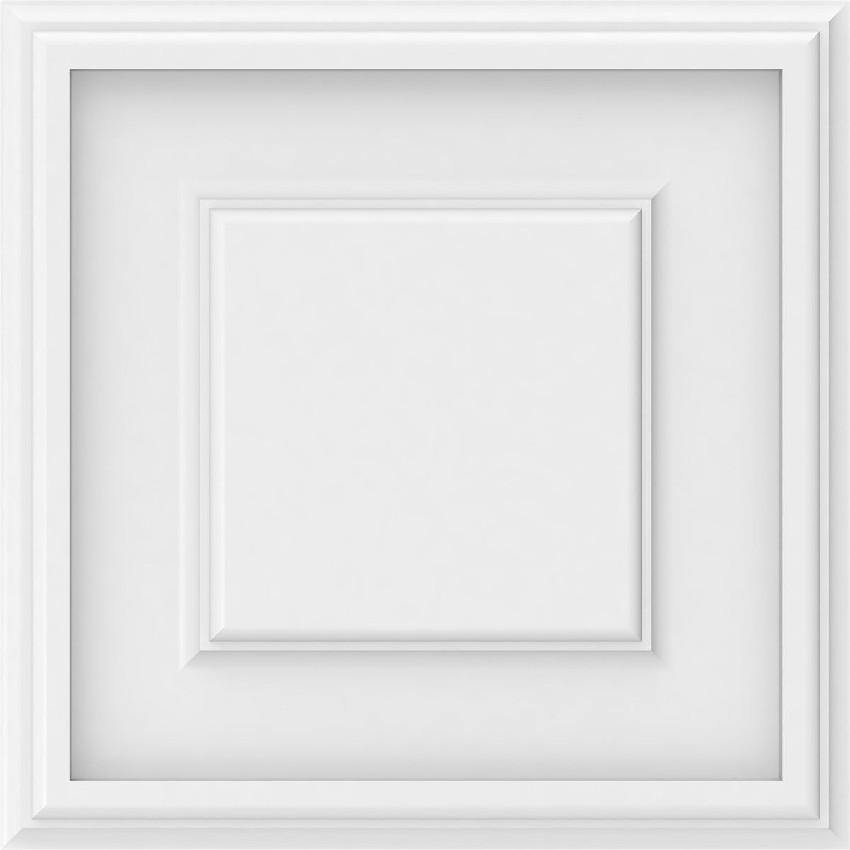 Ekena Millwork 12"W x 12"H x 5/8"P Legacy Raised Panel Decorative Wall Panel