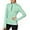 Brook Green, variant on icyzone Quarter Zip Running Tops Long Sleeve Shirts for women