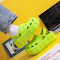 thumbnail image 1 of Zapatillas de plataforma para mujer, sandalias de verano con cuñas de 6cm, zuecos gruesos para exteriores, Chanclas de playa para niñas, zapatos de jardín qym unisex, 1 of 2