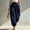Navy plus size harem pants a1, variant on Cagogo Women Plus Size Harem Pants Elastic Waist Flowy Casual Solid Boho Vacation Lounge Trousers Travel Loungewear Outfits, Coffee L