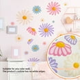 thumbnail image 4 of Konghyp Colorful Daisy Floral Background Wall Stickers – Self-Adhesive Decorations for a Warm Bedroom Atmosphere, Perfect for Easy Home Makeovers and Personalizing Your Space, 4 of 5