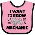 thumbnail image 3 of Inktastic I Want to Grow Up to Be a Mechanic Boys or Girls Baby Bib, 3 of 4