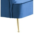 thumbnail image 7 of Chic Home Aisha Velvet Upholstered Vertical Channel Tufted Sofa, Navy, 7 of 7