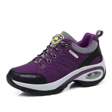 

Stepedia Hiking Shoes Women Outdoor Lightweight Air Cushion Boots for Trekking Camping Walking Running Purple