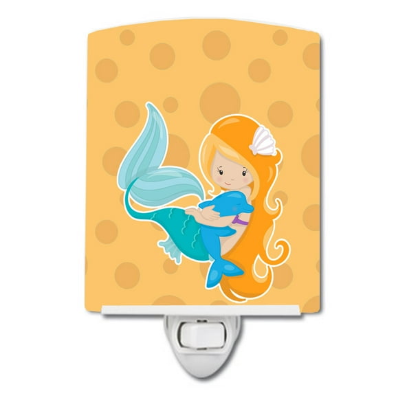 Beach Mermaid Ceramic Night Light