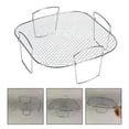 thumbnail image 4 of Chendee Stainless Steel Air Fryer Rack Basket Square Grill Rack Air Fryer Accessories, 4 of 9