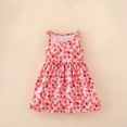 thumbnail image 4 of JUSLIO Girls Dresses Round Neck Summer Casual Floral Print Sleeveless Tank Dress Girls 9-10 Years, 4 of 6