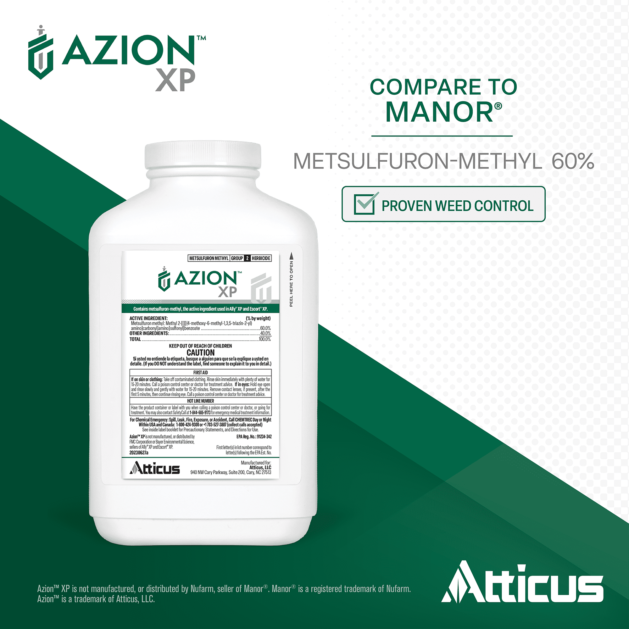 Azion XP MSM Turf Herbicide (16 oz) - Selective Postemergence Weed