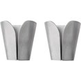 thumbnail image 1 of Paquete de 2 ganchos para toallas de cocina, soporte para toallas autoadhesivo, gancho para toallas de mano de acero inoxidable, acabado cepillado, hormiga, 1 of 3