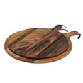 thumbnail image 2 of Abbott Collection 75-WOODWORK-18 Large Round Paddle Board, 16x20 inches L, Brown, 2 of 3