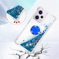 thumbnail image 3 of Funda para Xiaomi Redmi Note 12 Pro 5G con Brillo Líquido Flotante, Purpurina, Parachoques y Anillo Giratorio Soporte, 3 of 5