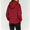 thumbnail image 5 of Oversized Zip Up Hoodie Women Casual Long Sleeve Sweatshirt Fall Winter Track Jackets, 5 of 7
