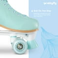 thumbnail image 4 of Prettyfly Retro Quad Adult Skates - Pastel Blue (Size 8), One Pair, Women Skates, 4 of 10