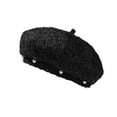 thumbnail image 3 of Fashionable Beret Hat For Women Men Unisex Soft Stretchable Comfortable Daily Wear Casual Outfit Accessory Party Adults Women's Style Hats Mens Soft Women's Dress Hats Hats Women Bulk Large French, 3 of 3