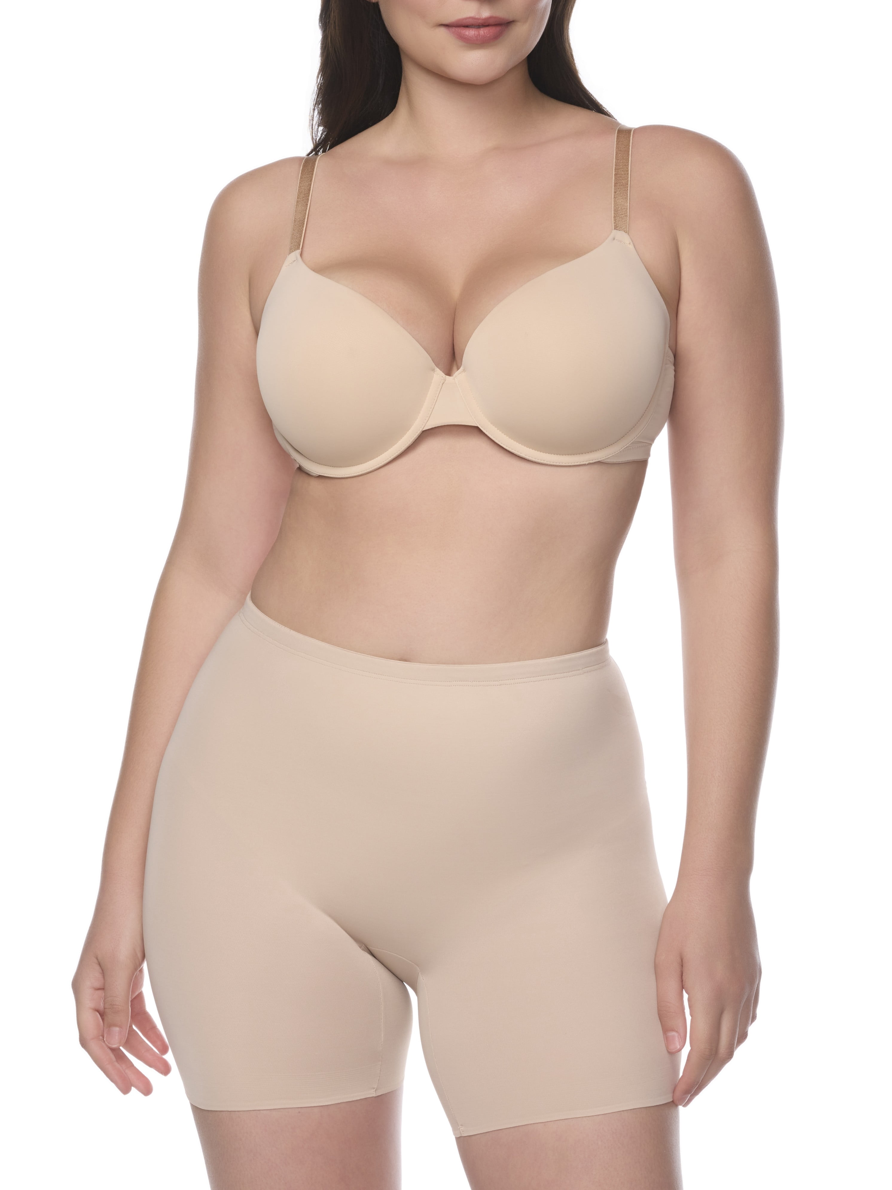 Cupid Women's Firm Control Shapewear, Padded Shaping Short, Sizes S-2XL